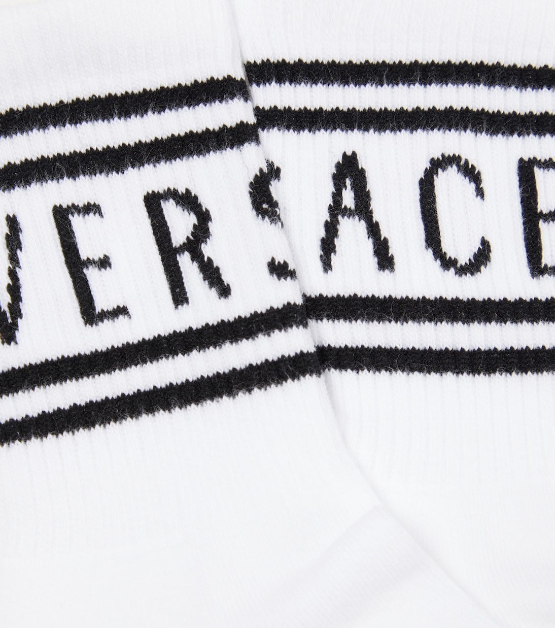 Logo cotton-blend socks | Versace Kids