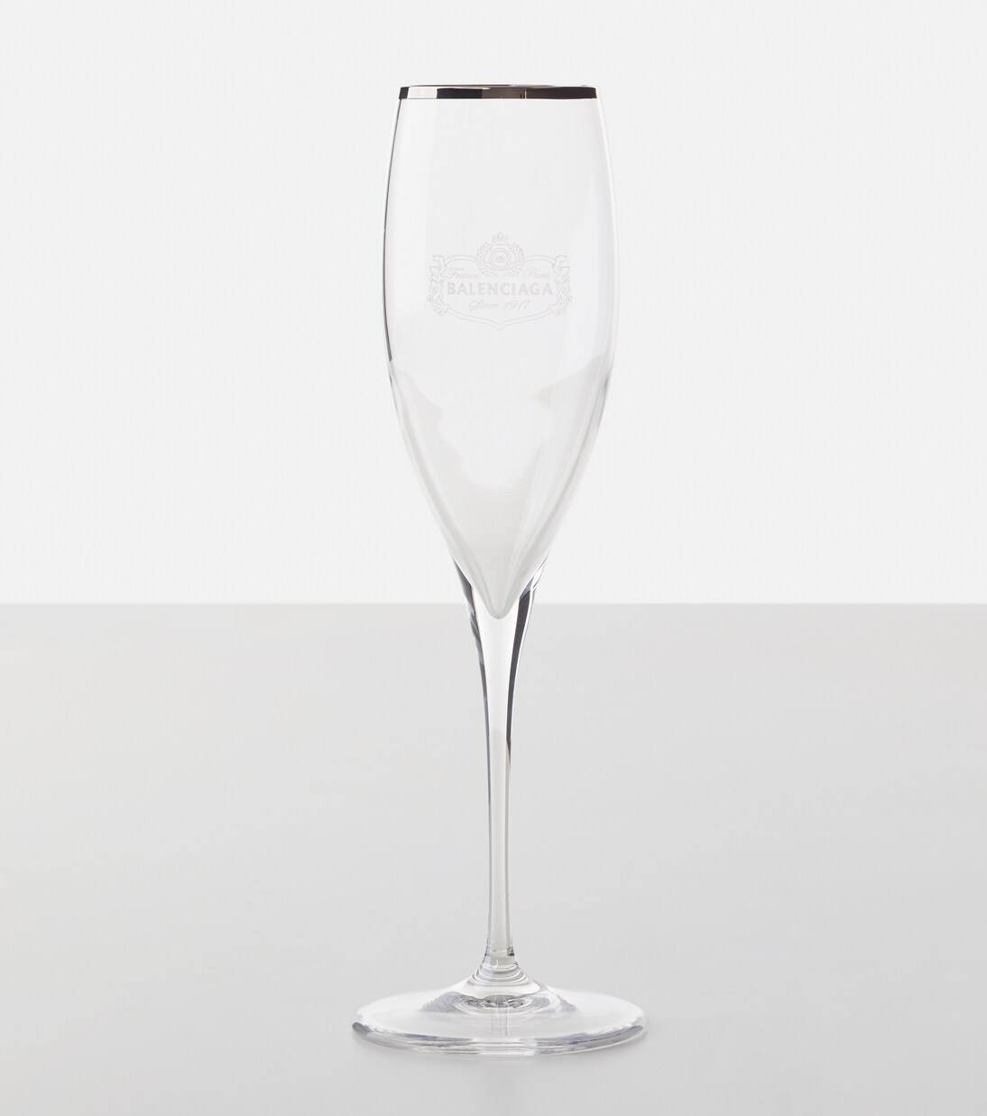 Set of two champagne flute glasses | Balenciaga