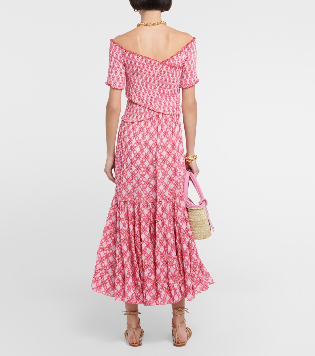 Robe midi Soledad imprimée | Poupette St Barth