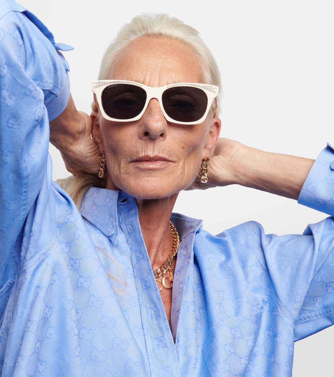 Verzierte Sonnenbrille | Gucci