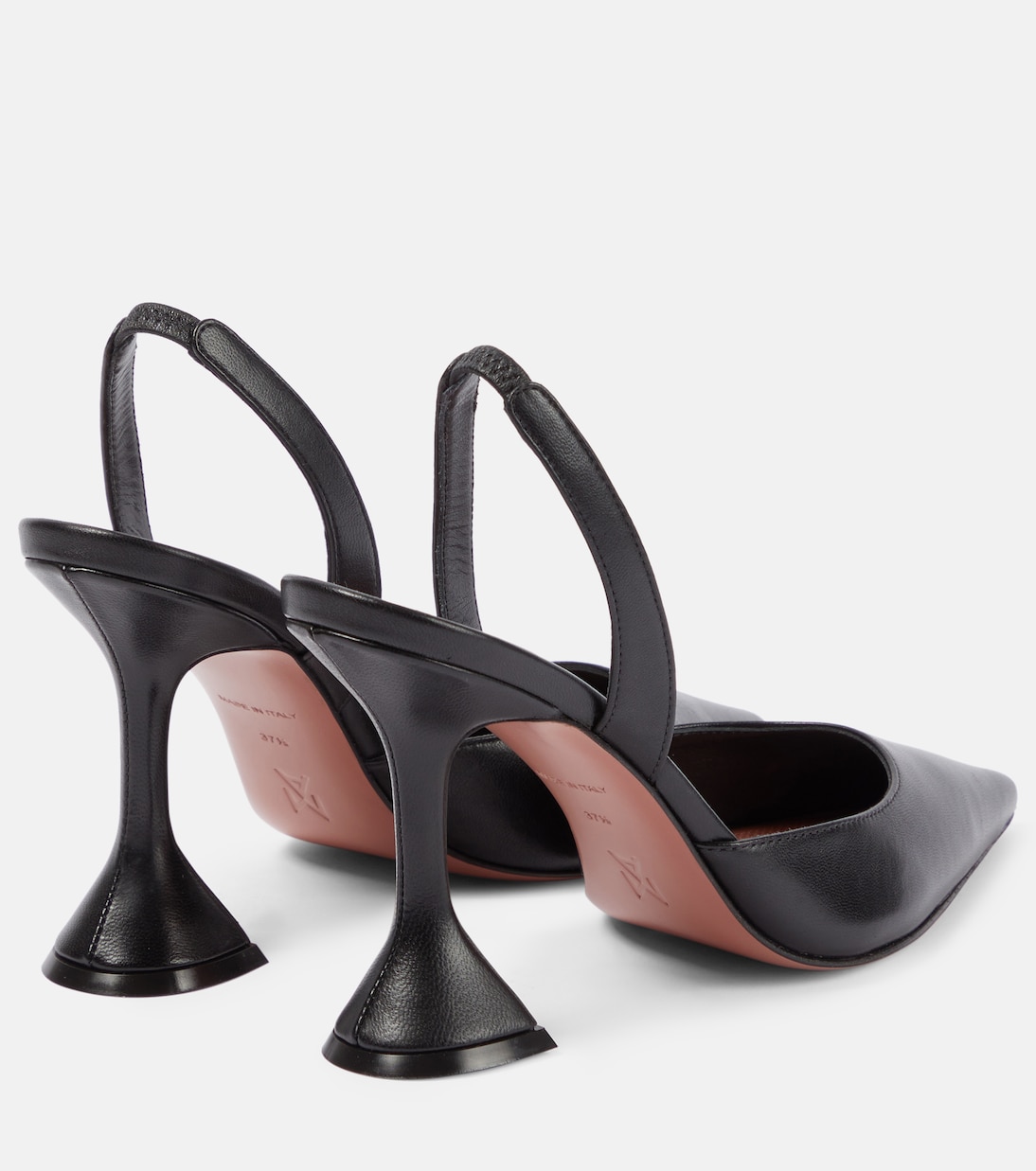 Slingback-Pumps Holli aus Leder | Amina Muaddi