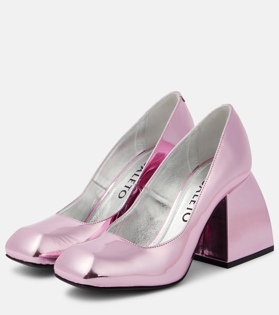 Pumps Bulla Air 90 aus Metallic-Leder | Nodaleto