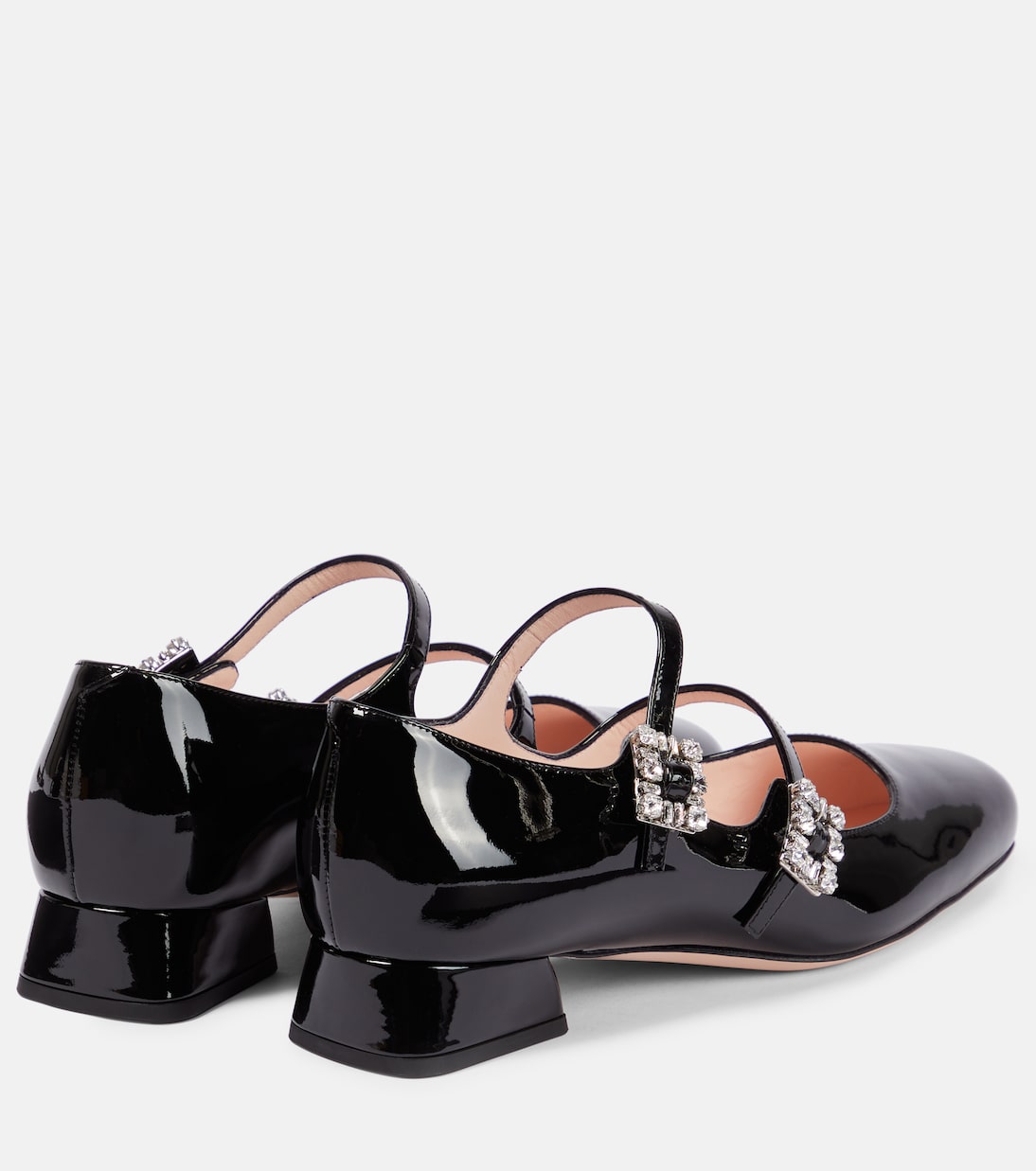 Mini Très Vivier patent leather Mary Jane pumps | Roger Vivier