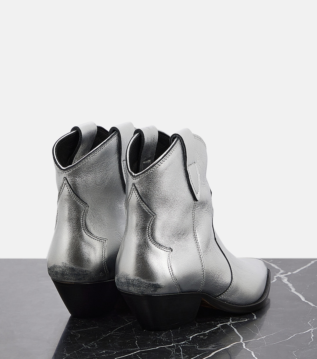 Dewina metallic leather ankle boots | Isabel Marant