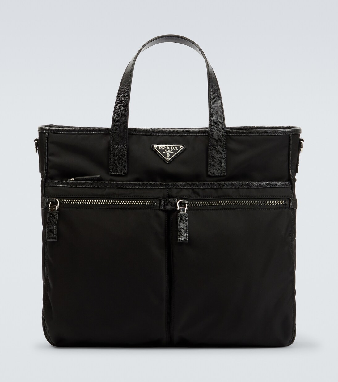 Tote Bag aus Re-Nylon mit Leder | Prada