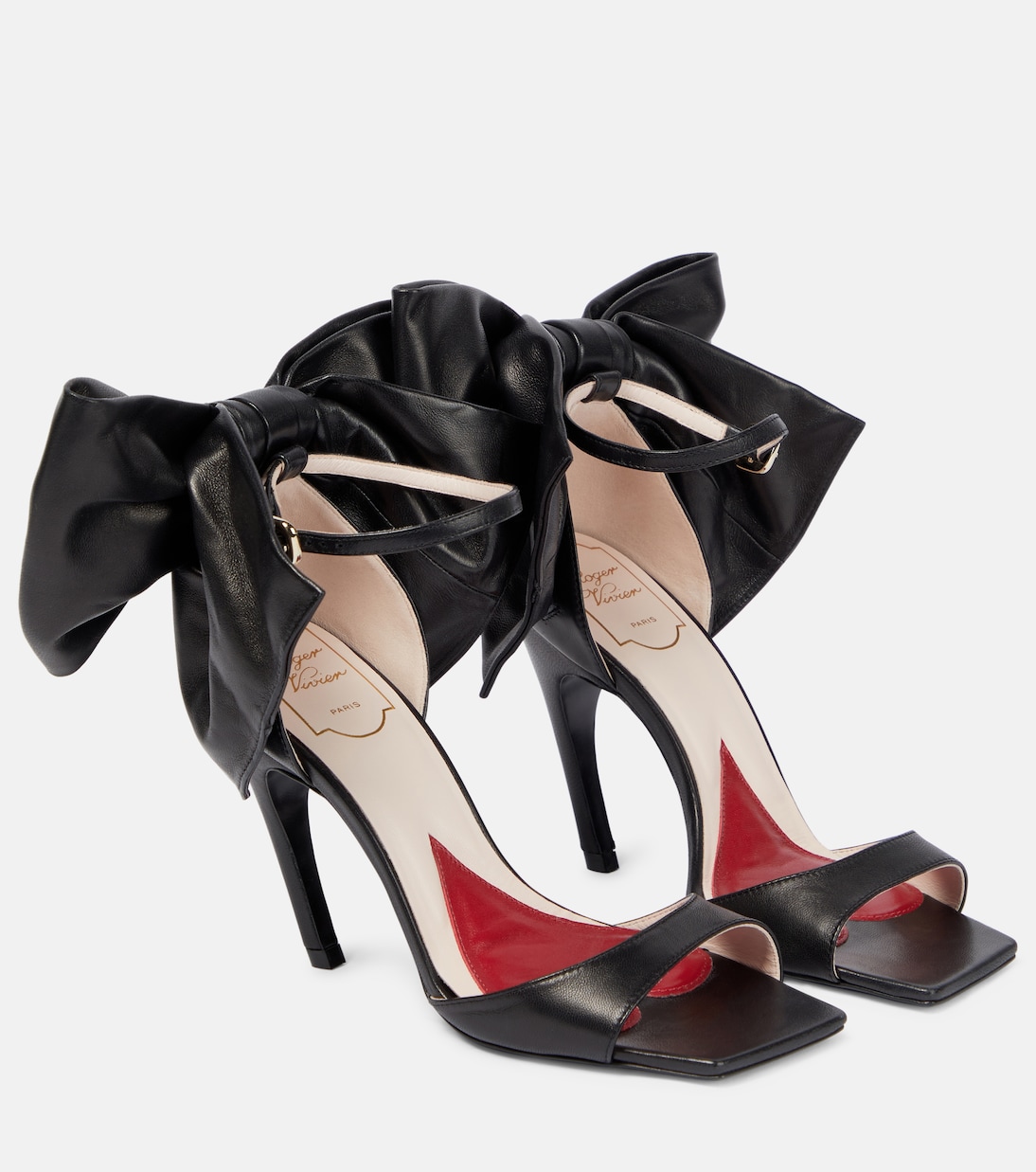 Sandalen Viv' Choc 100 aus Leder | Roger Vivier