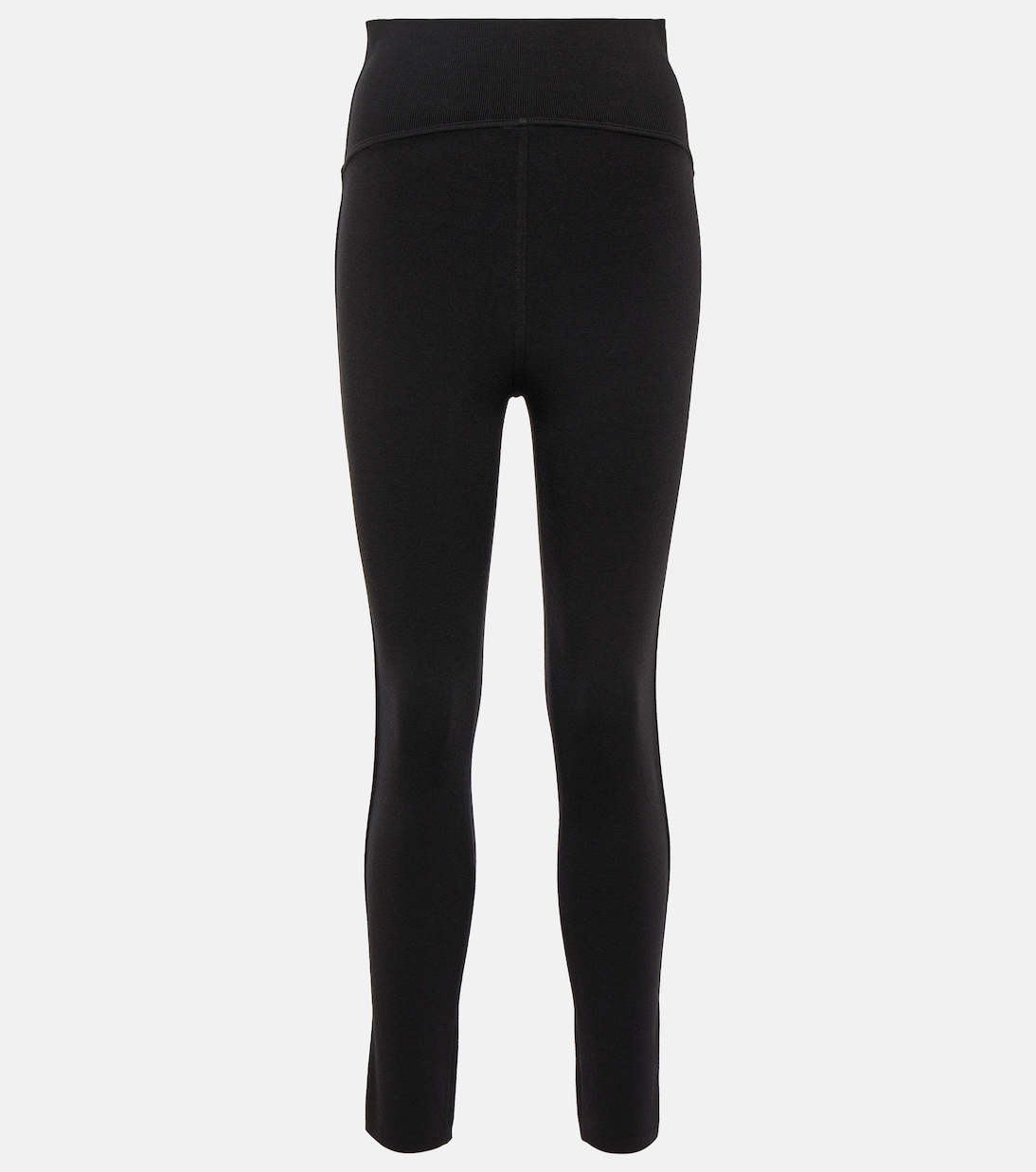 Legging en laine mélangée à taille haute | Alaïa