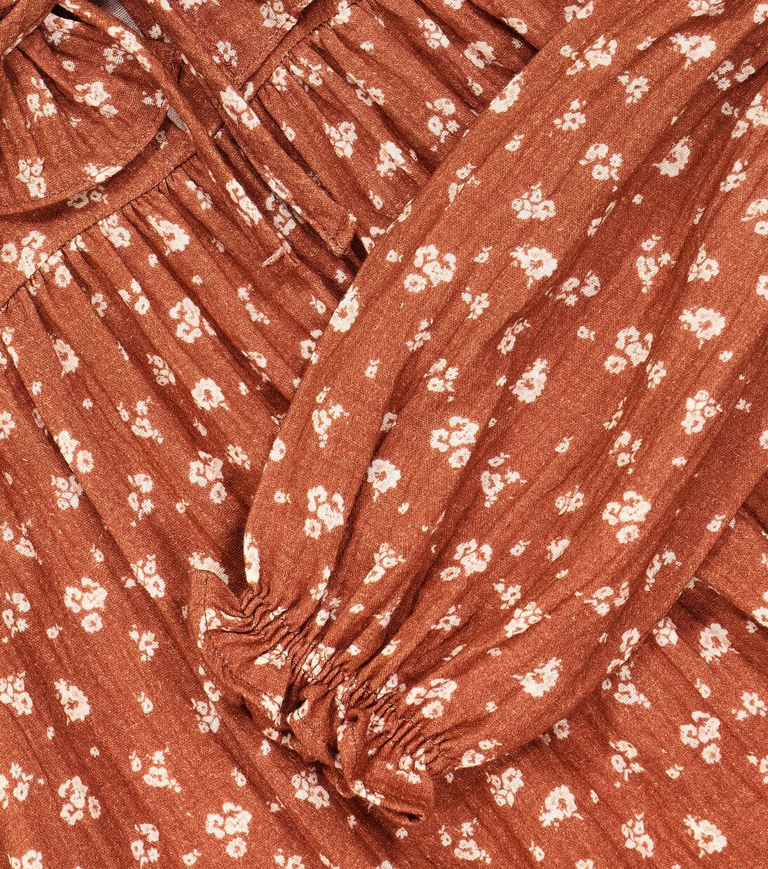 Barbara ruffled floral cotton dress | The New Society