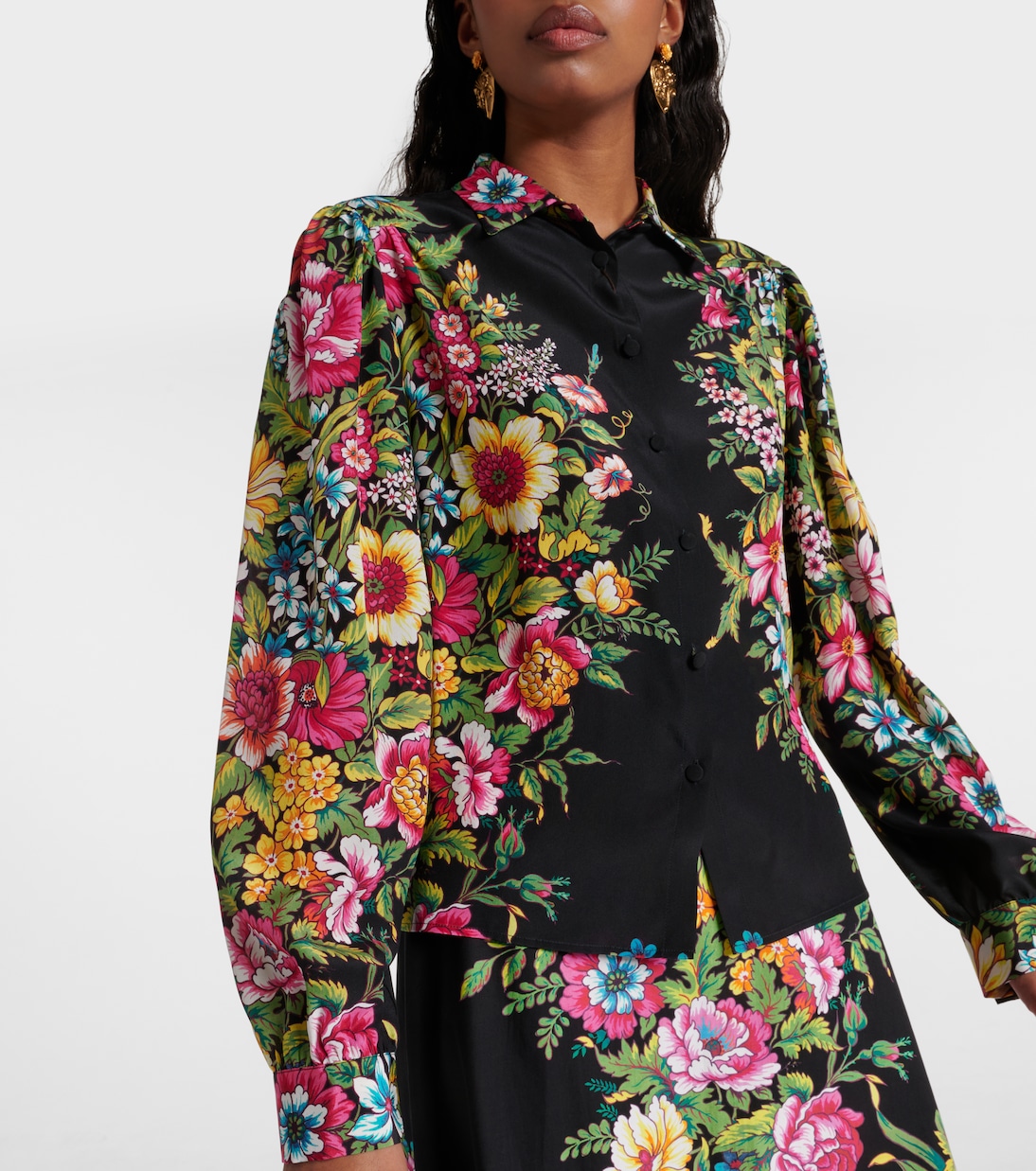 Bedrucktes Hemd aus Seide | Etro