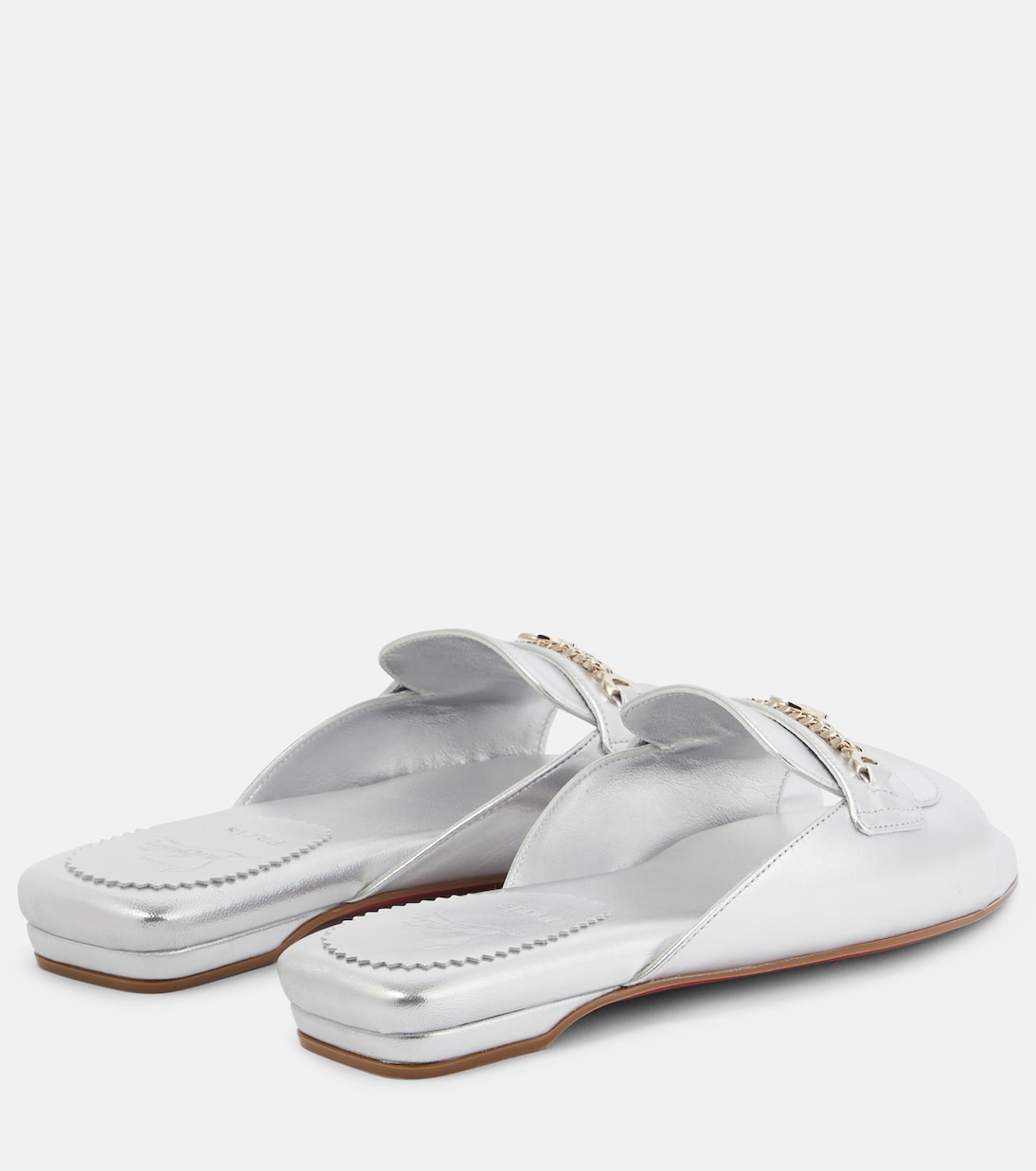 Miss MJ metallic leather mules | Christian Louboutin