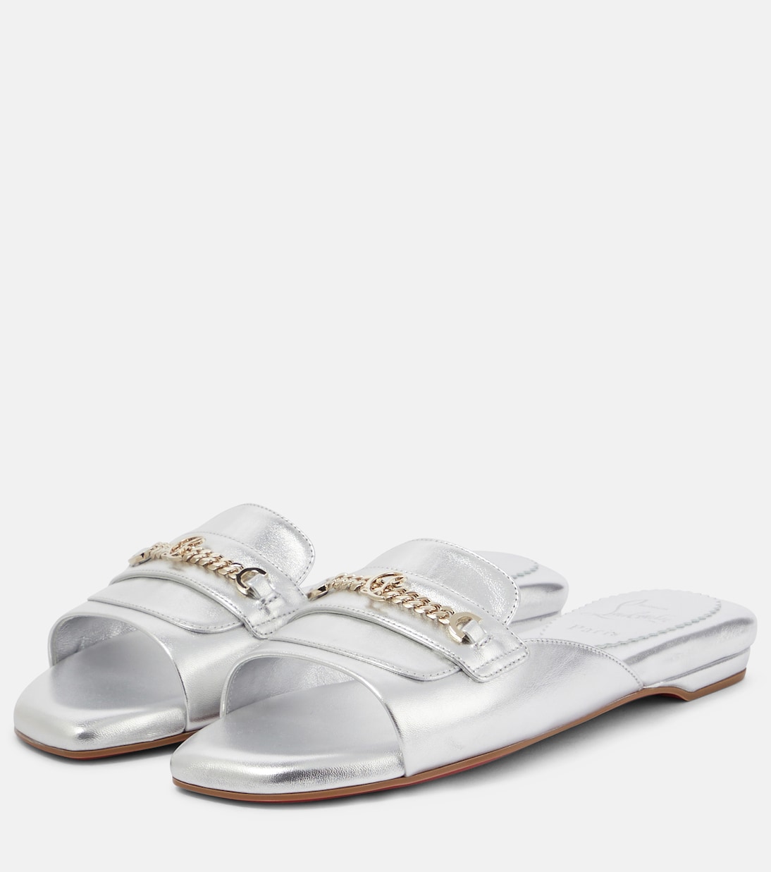 Miss MJ metallic leather mules | Christian Louboutin