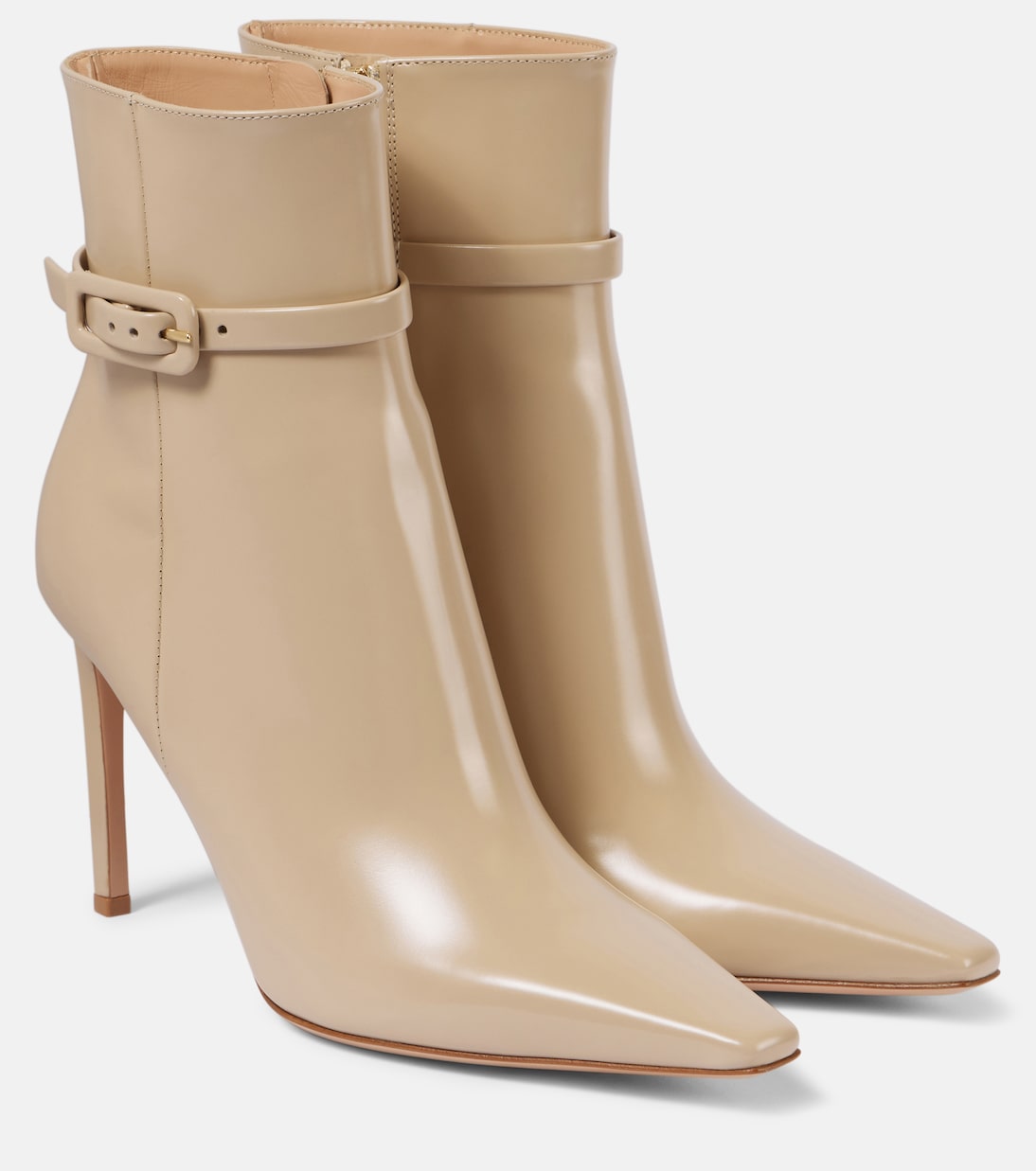 95 patent leather ankle boots | Gianvito Rossi