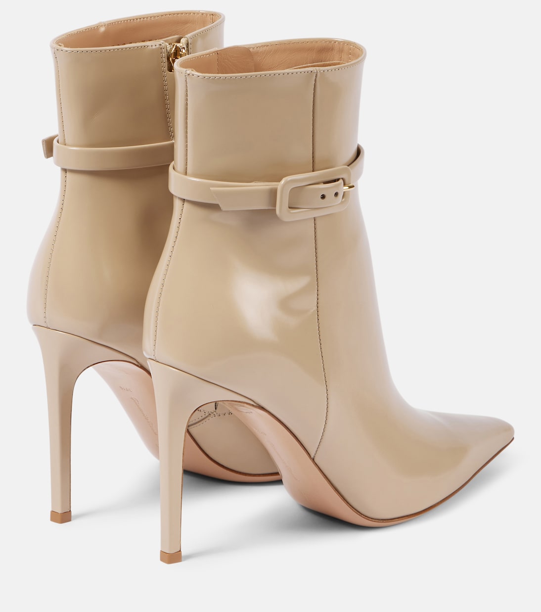 95 patent leather ankle boots | Gianvito Rossi