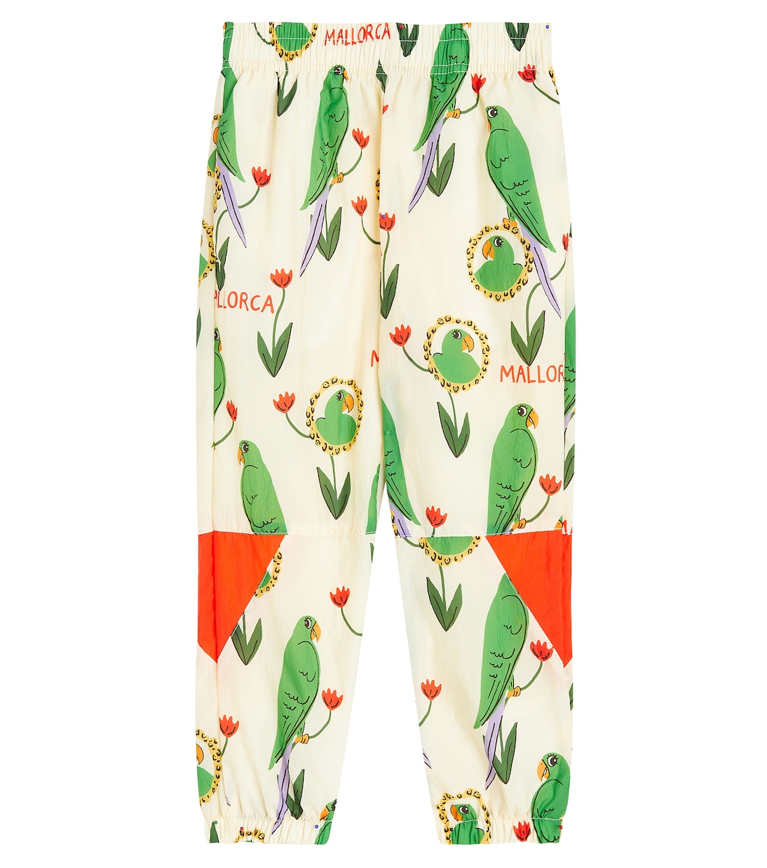 Parrots printed tracksuit pants | Mini Rodini