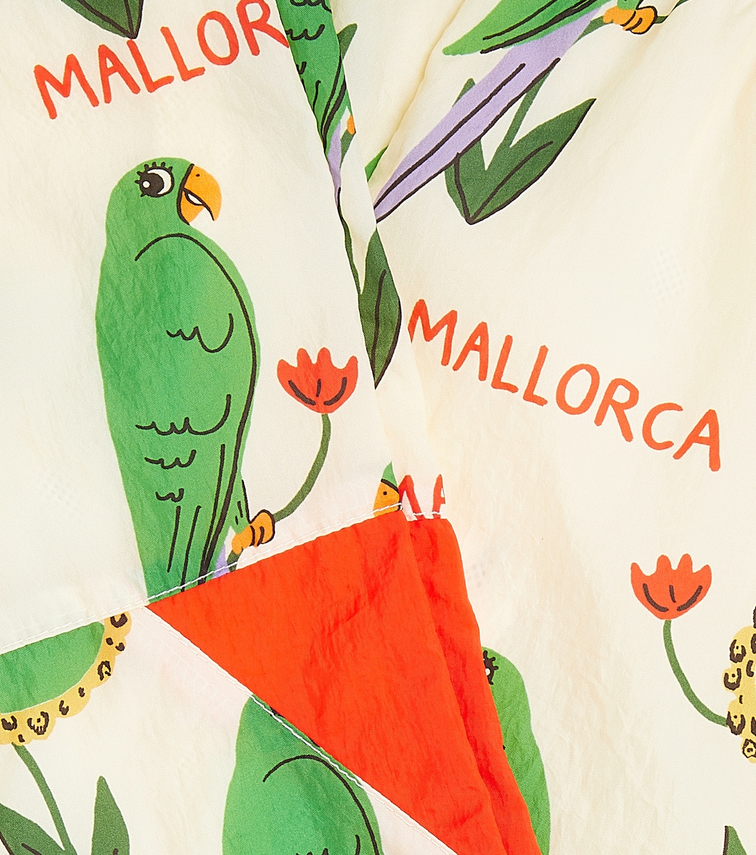 Parrots printed tracksuit pants | Mini Rodini