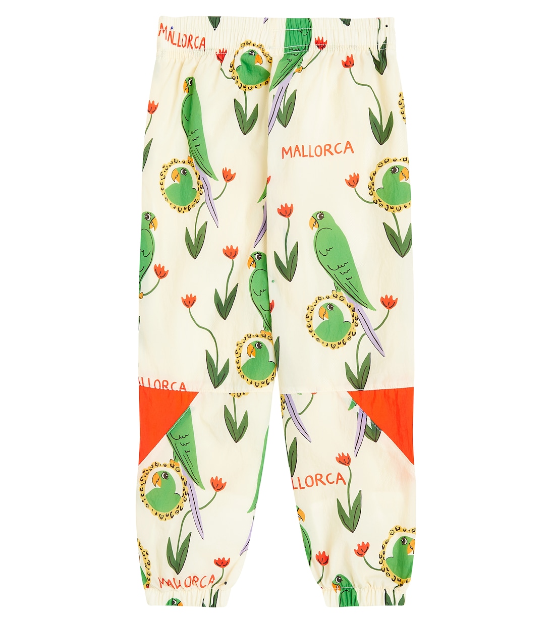 Parrots printed tracksuit pants | Mini Rodini