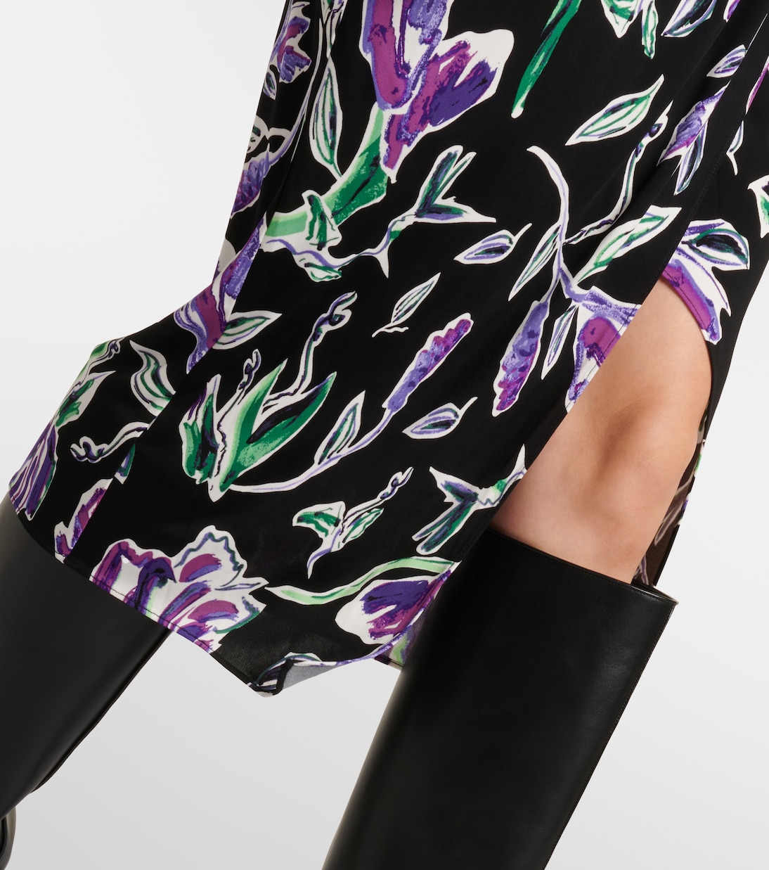 Vivianne floral jersey midi dress | Diane von Furstenberg