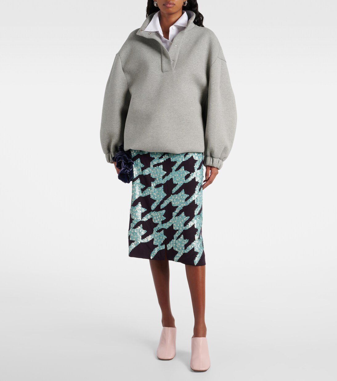 Escarpins compensés Glove 75 en cuir | Dries Van Noten