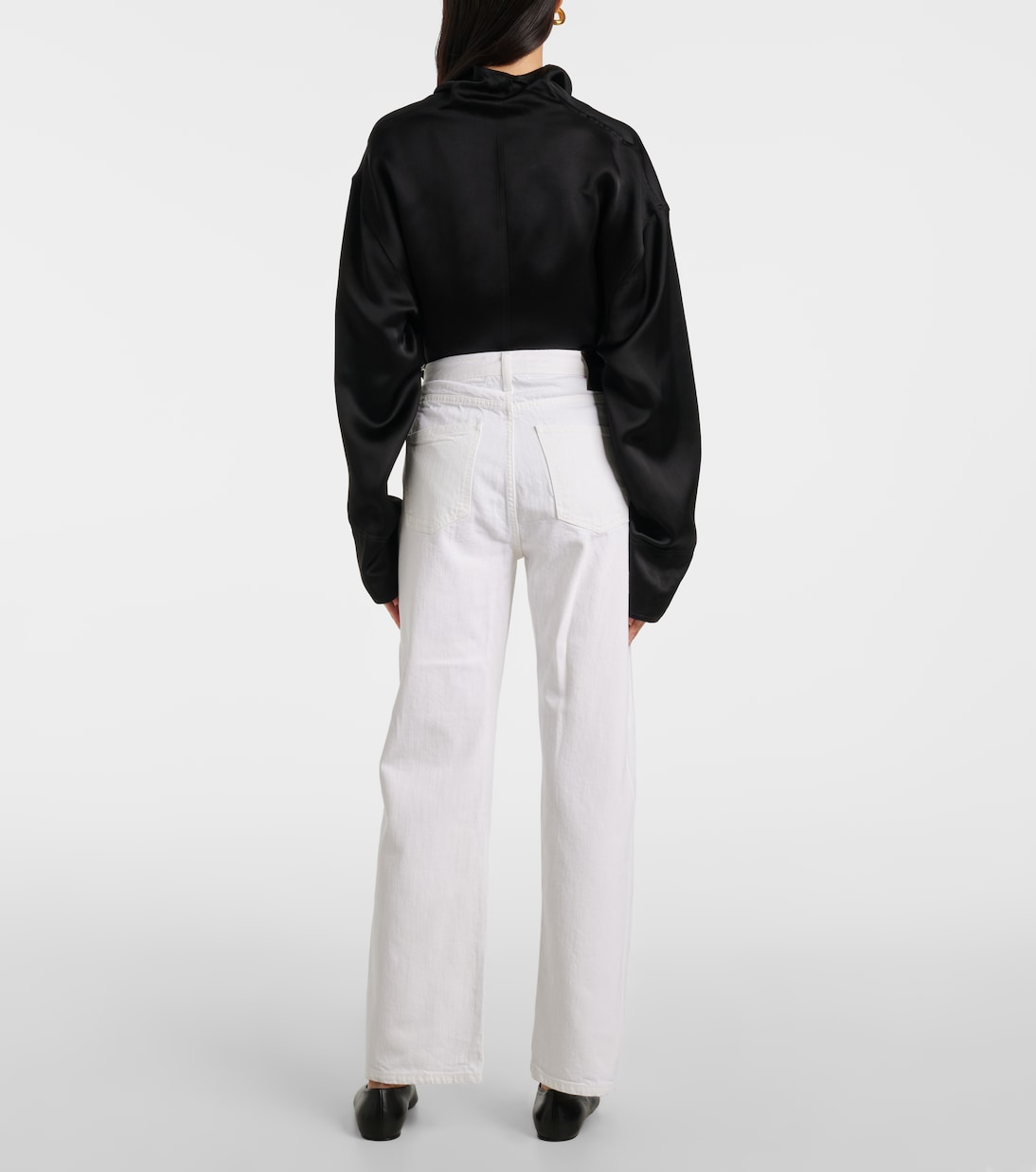 High-Rise Straight Jeans Sade | Tove