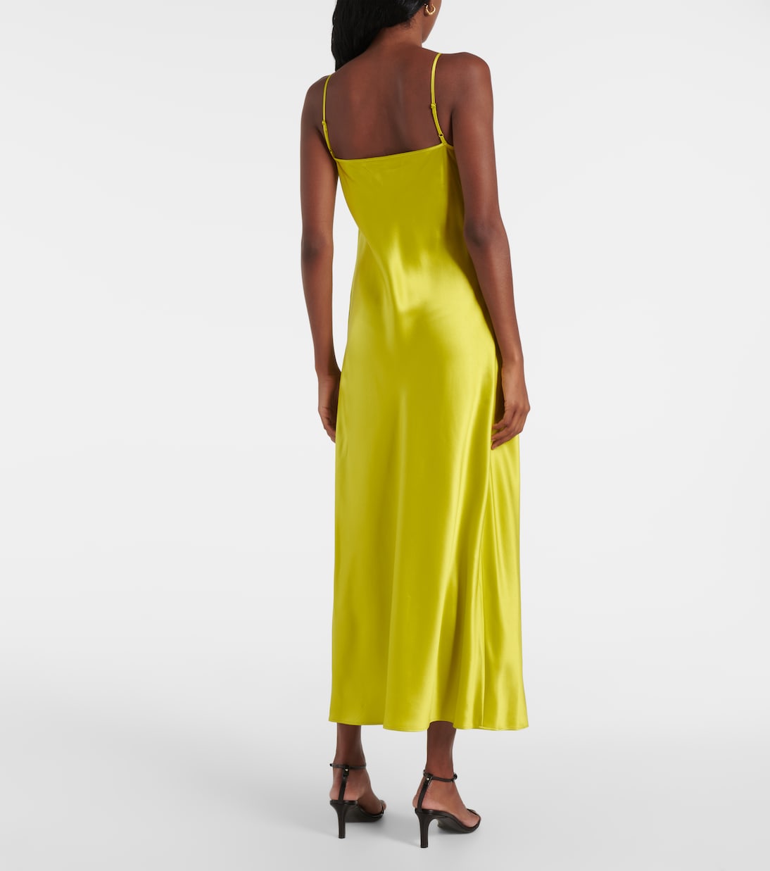 Robe Clea en satin de soie | Joseph