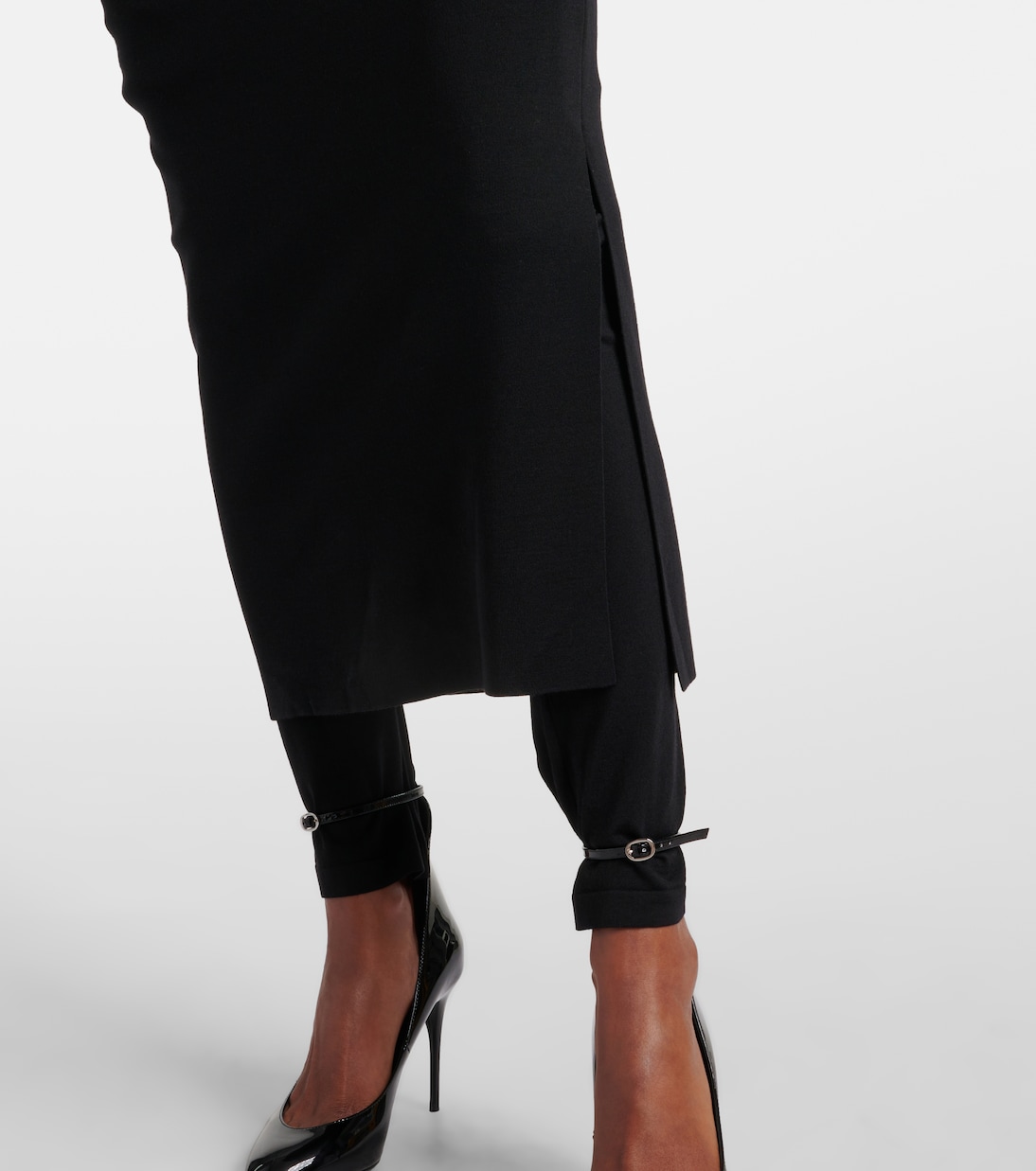 Jupe pantalon en laine mélangée | Alaïa