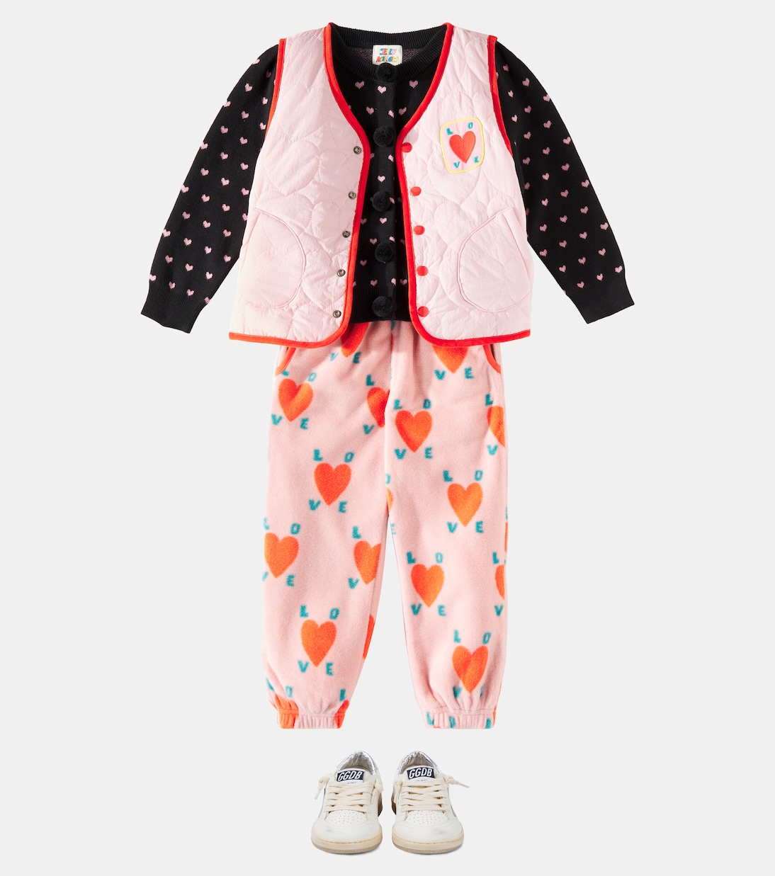 Love Fleece printed sweatpants | Jellymallow