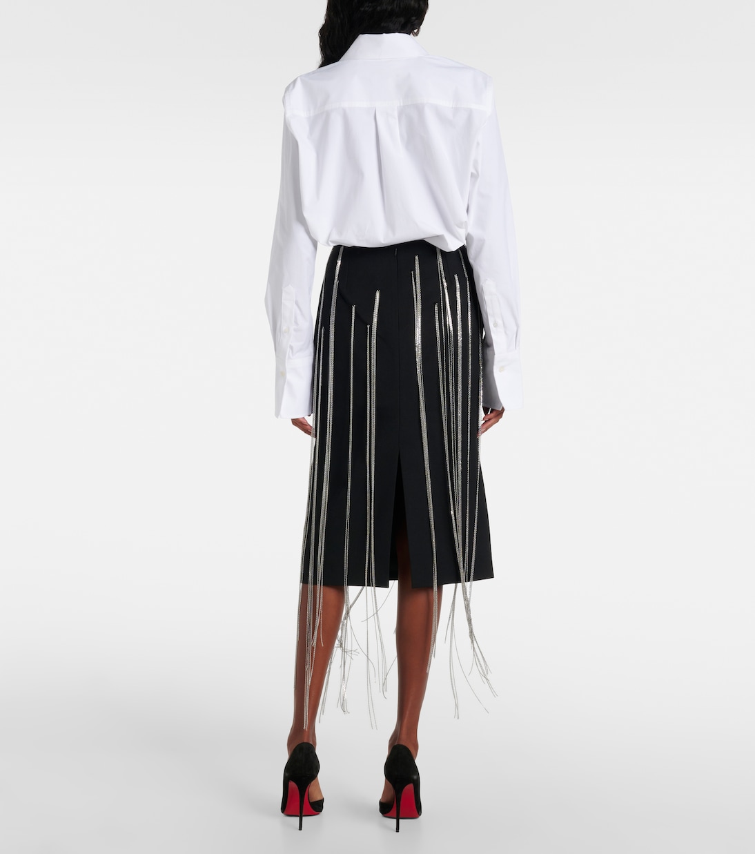 Verzierter Midirock | Victoria Beckham