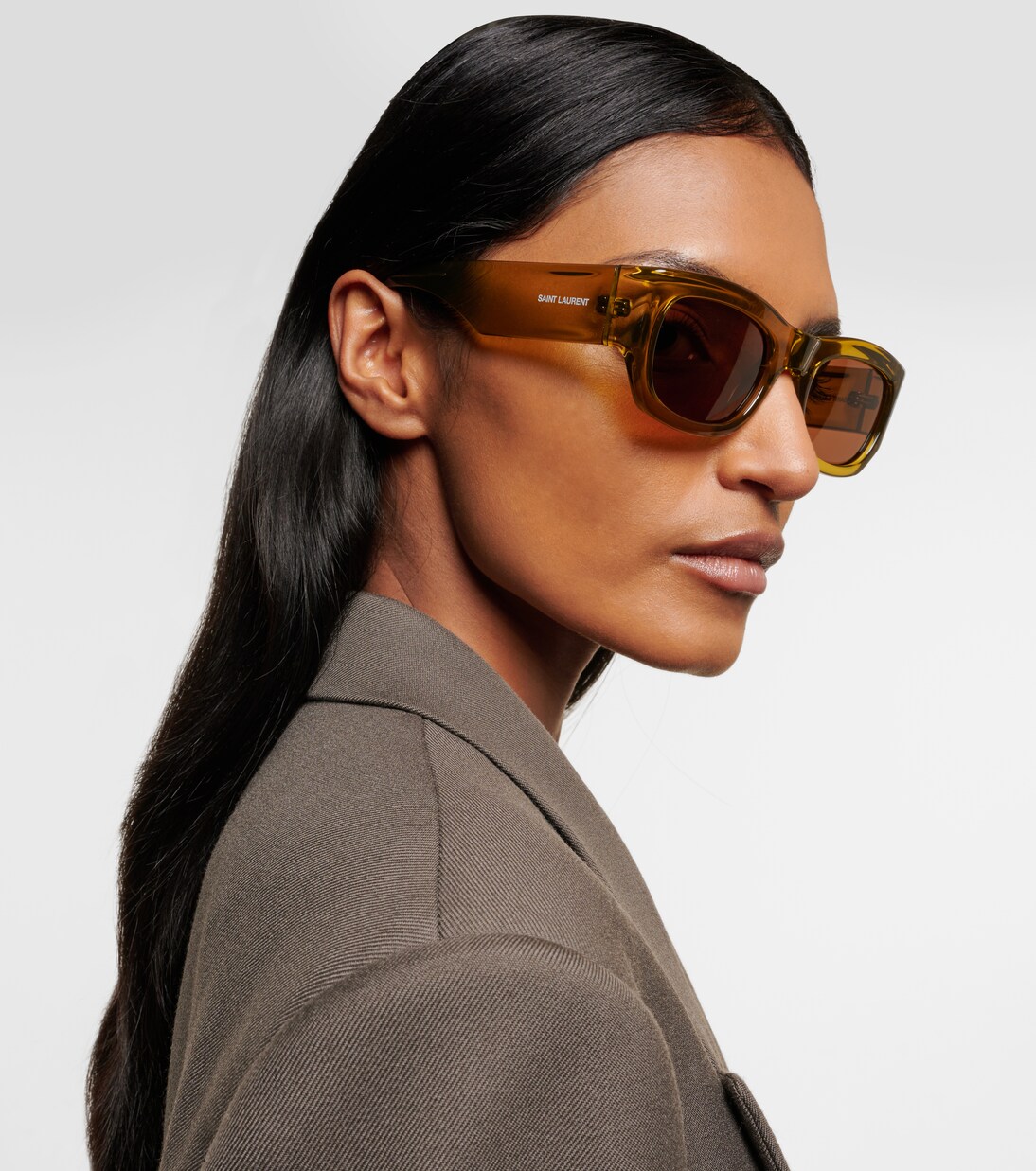 SL 713 rectangular sunglasses | Saint Laurent