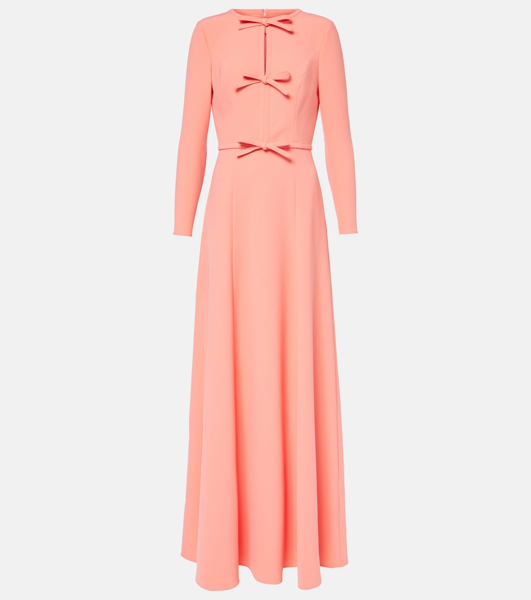 Robe longue en crêpe | Carolina Herrera