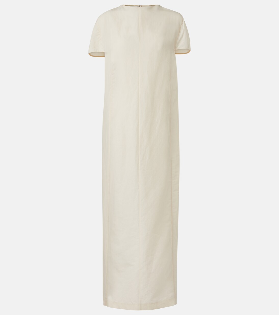 Robe longue Webster en soie et coton | Khaite