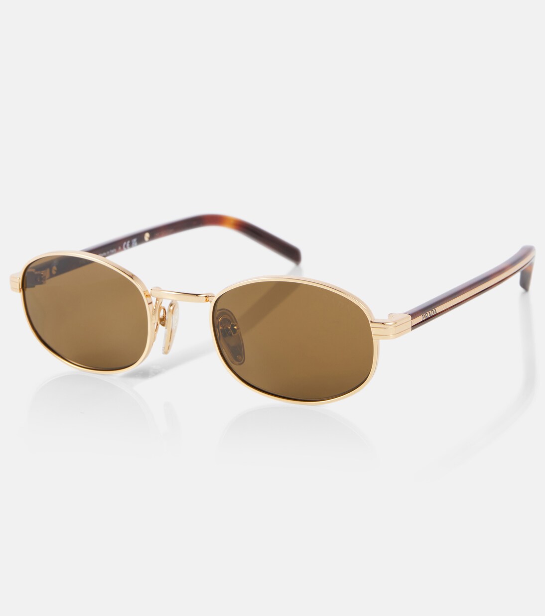 Iconic Plaque round sunglasses | Prada