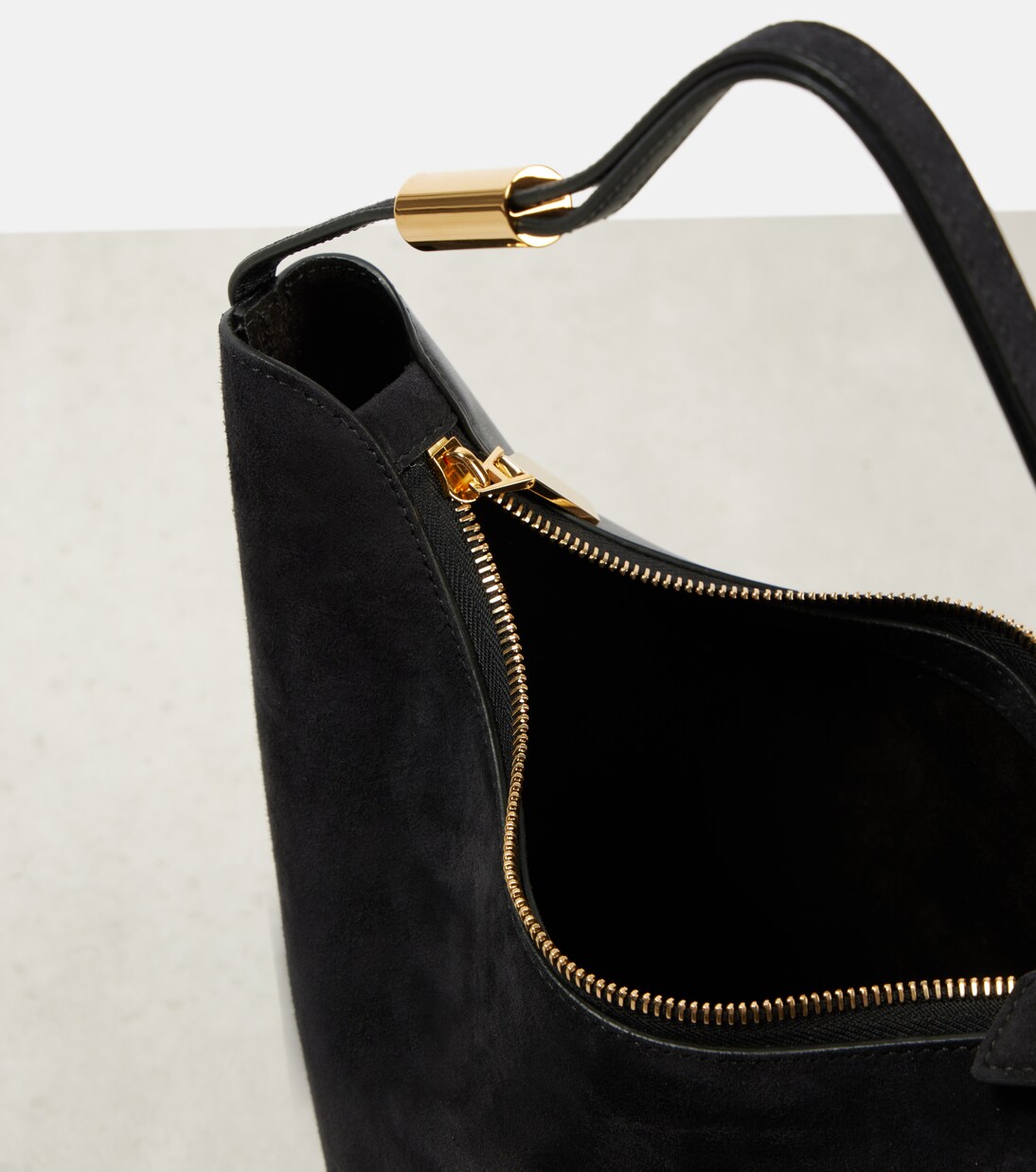 Borsa a spalla Small in suede | Alaïa