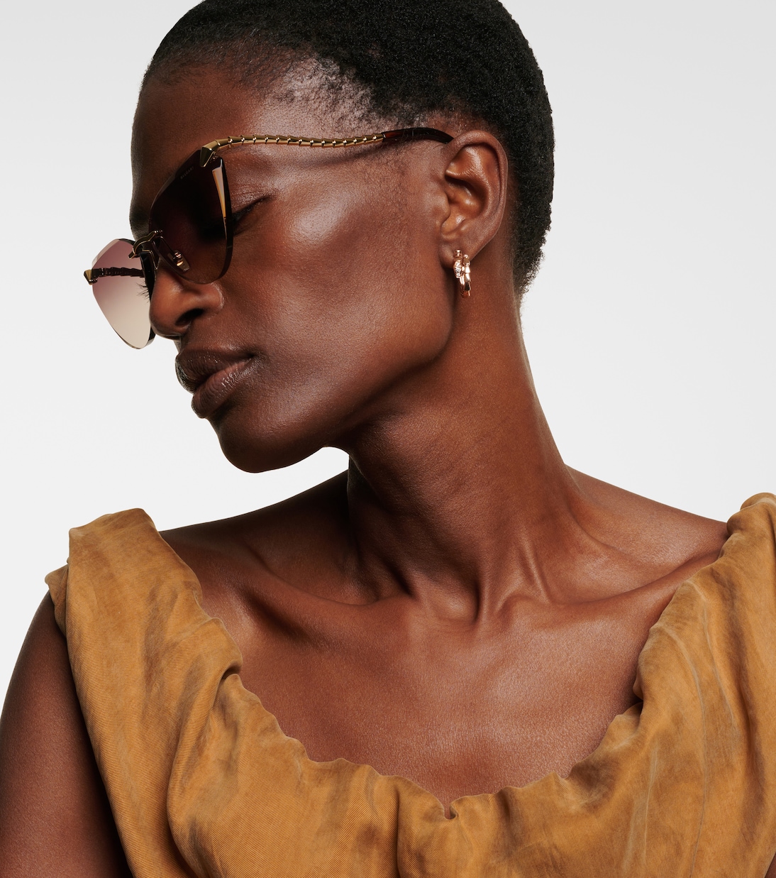 Lunettes de soleil Serpenti Viper œil-de-chat | Bvlgari