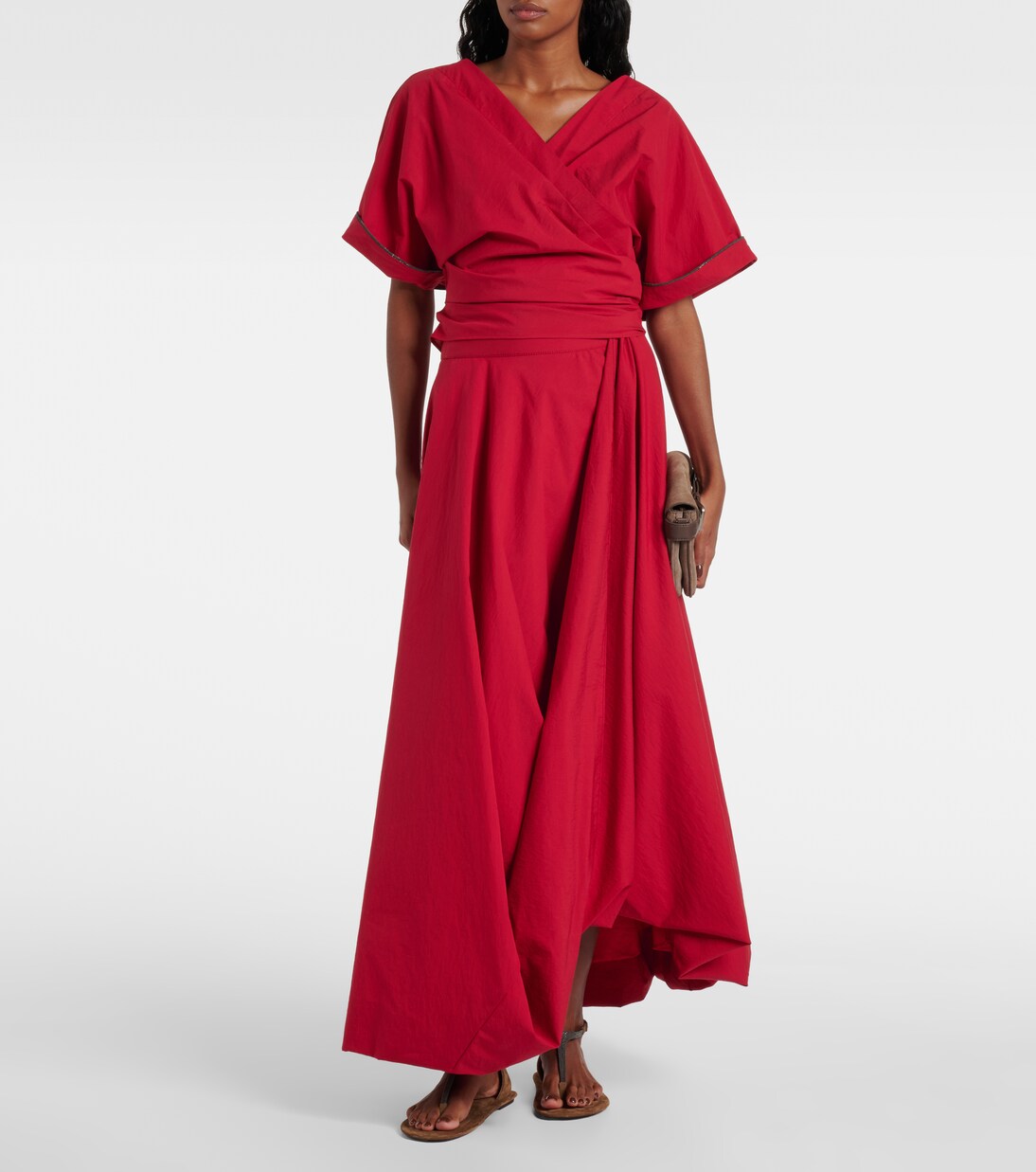 Cotton-blend blouse | Brunello Cucinelli