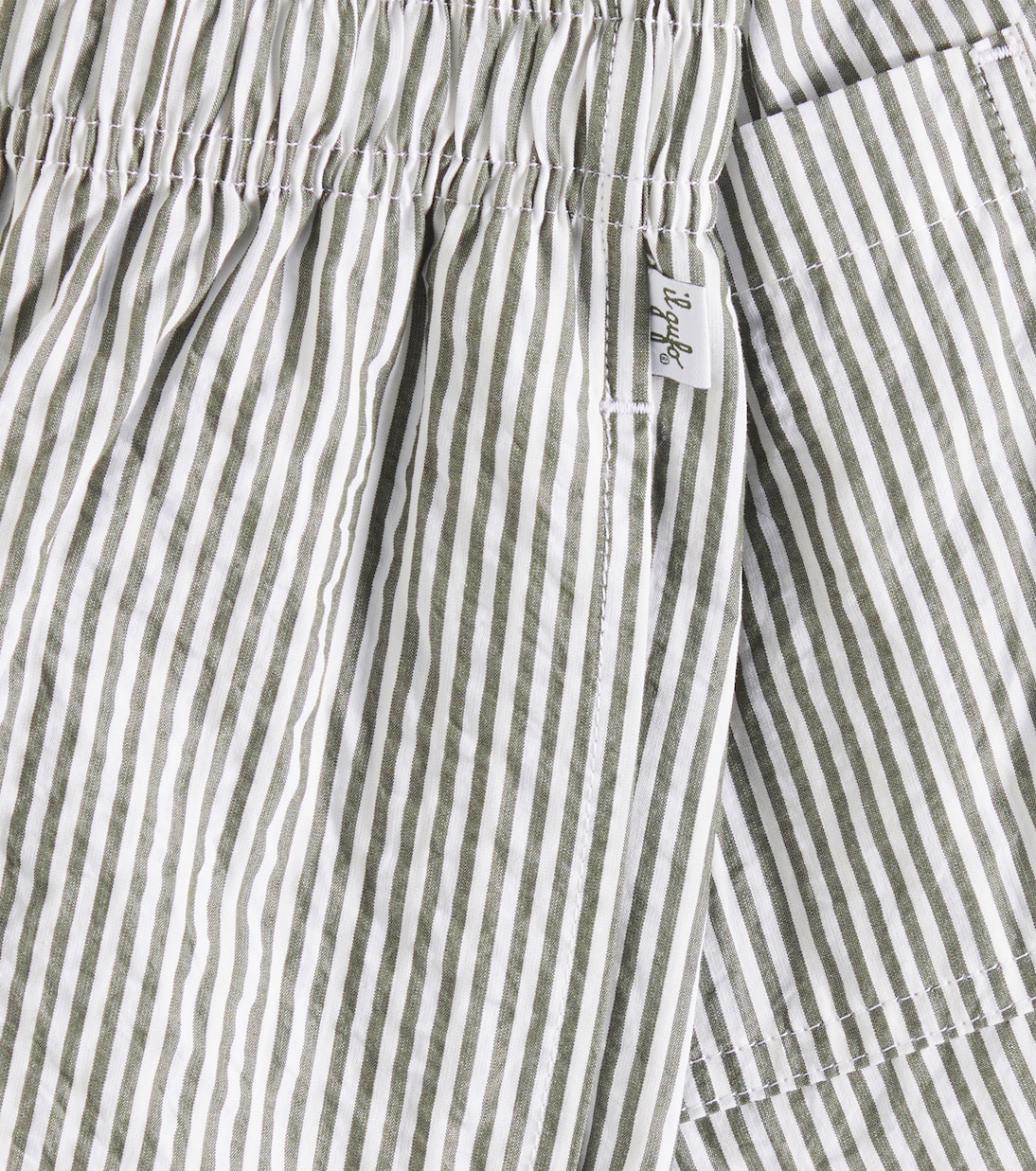 Striped cotton Bermuda shorts | Il Gufo