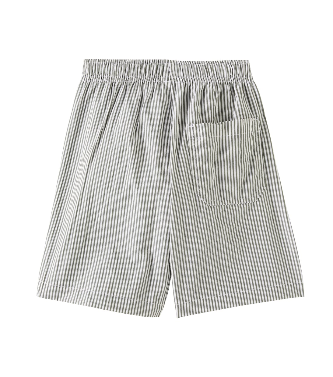 Striped cotton Bermuda shorts | Il Gufo