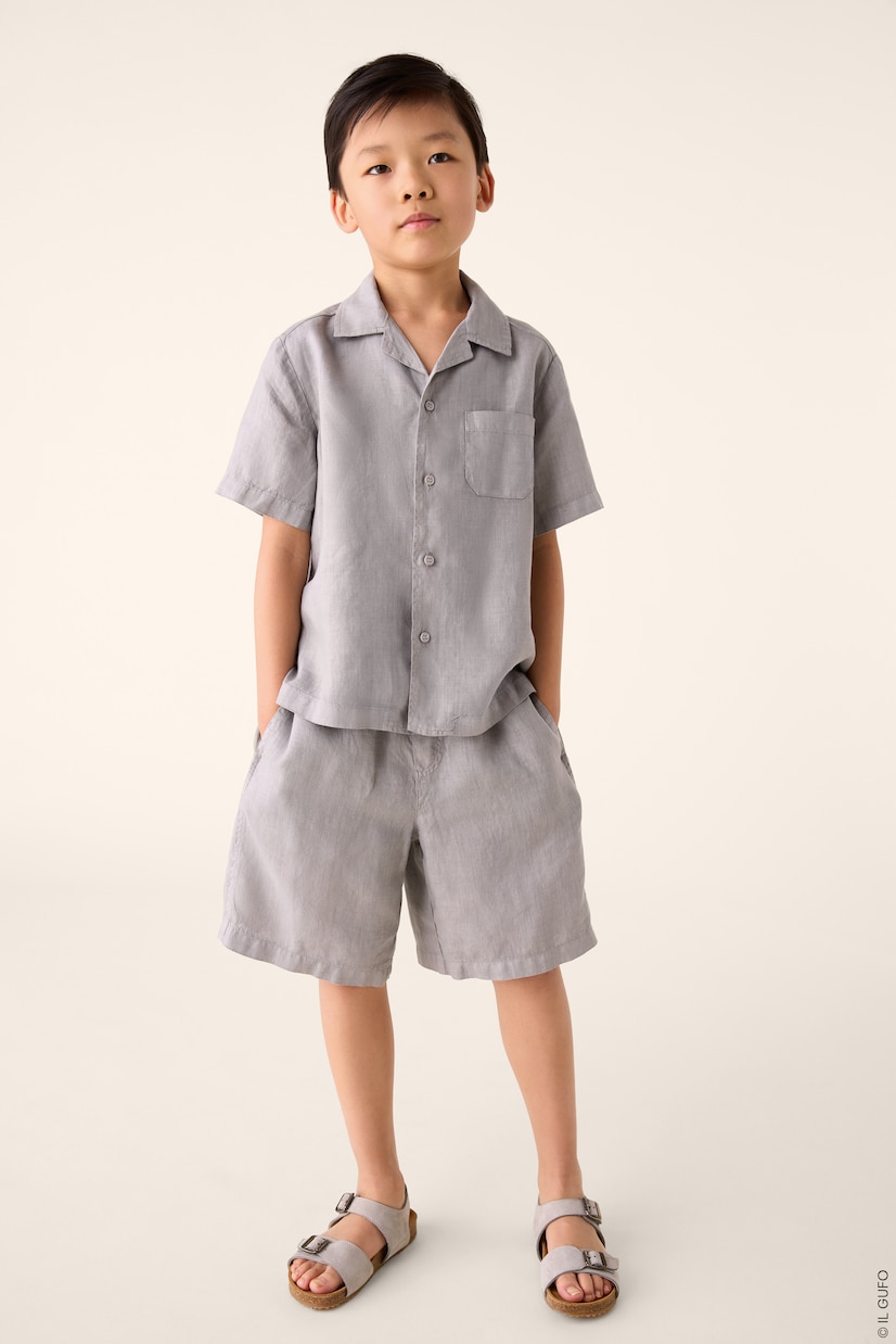 Striped cotton Bermuda shorts | Il Gufo