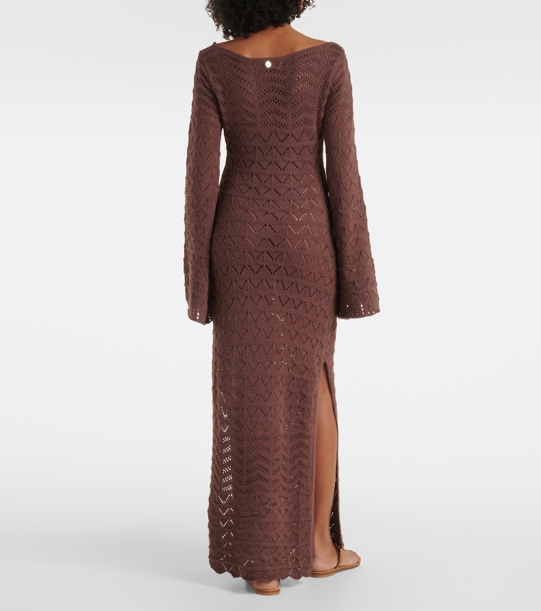 Rey crochet cotton-blend maxi dress | Bananhot