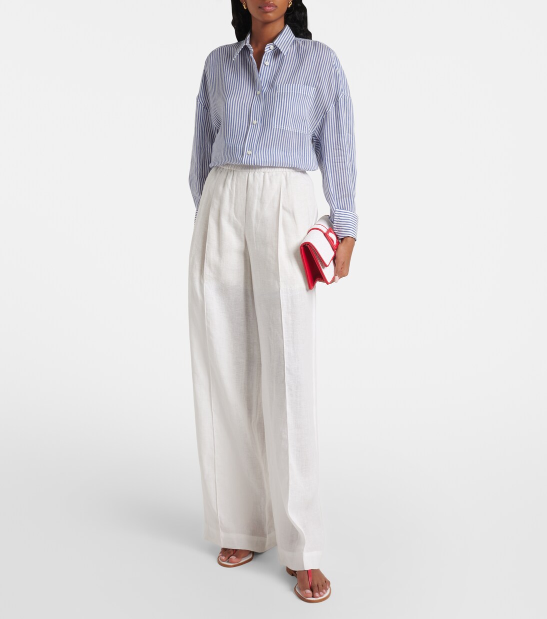 Hata leather thong sandals | Manolo Blahnik