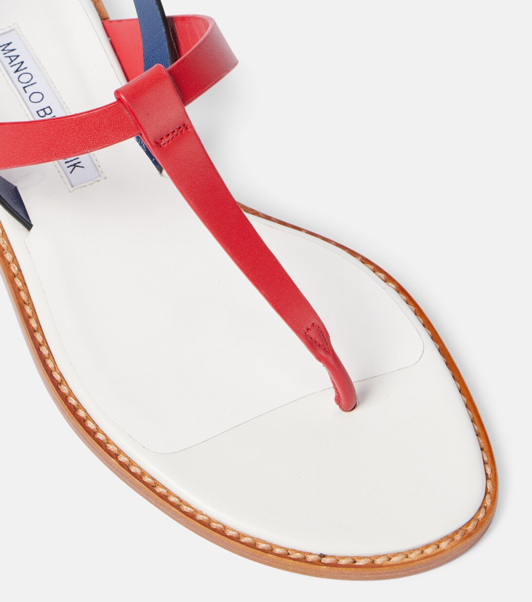 Hata leather thong sandals | Manolo Blahnik