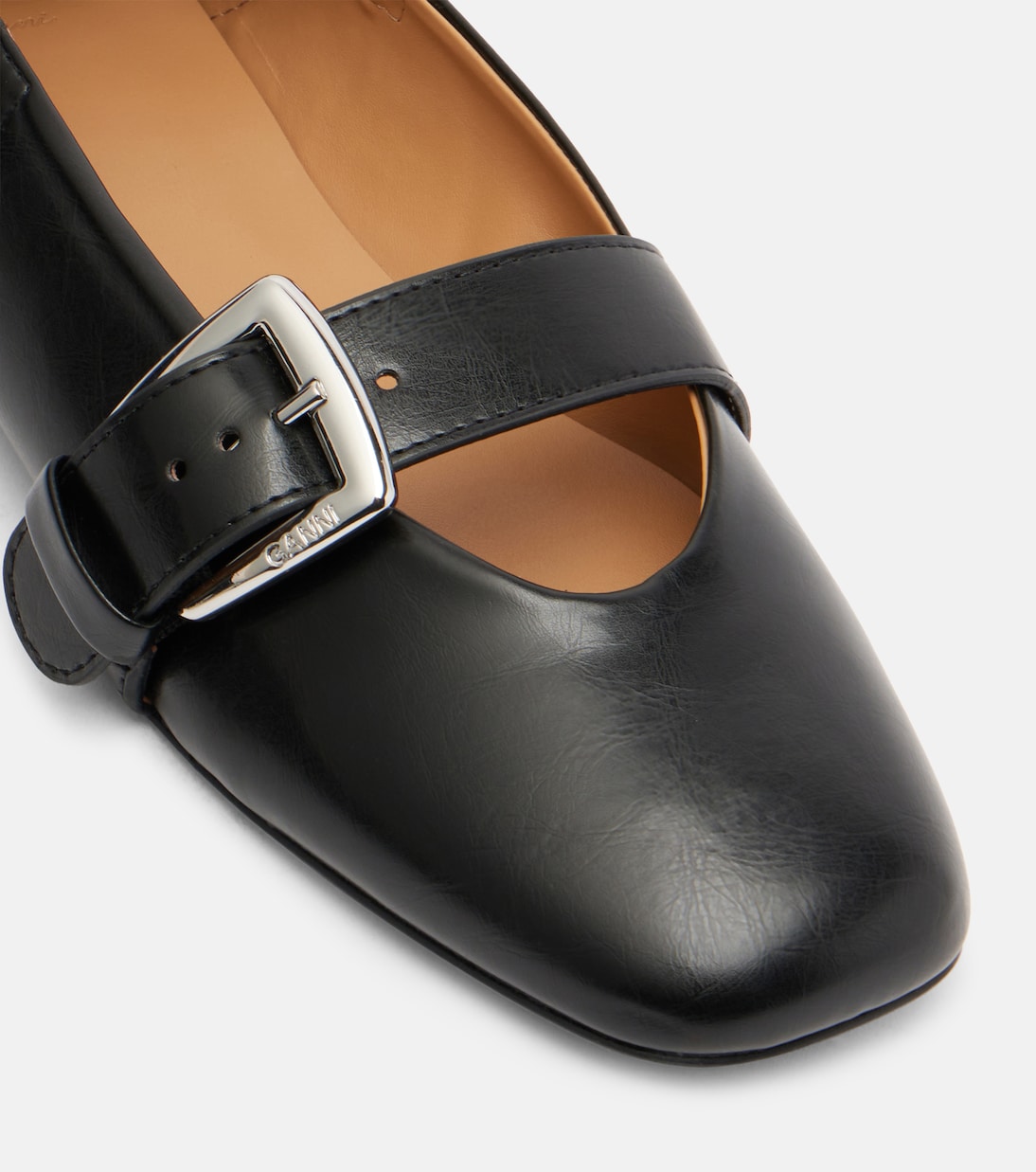 Butterfly Mary Jane flats | Ganni