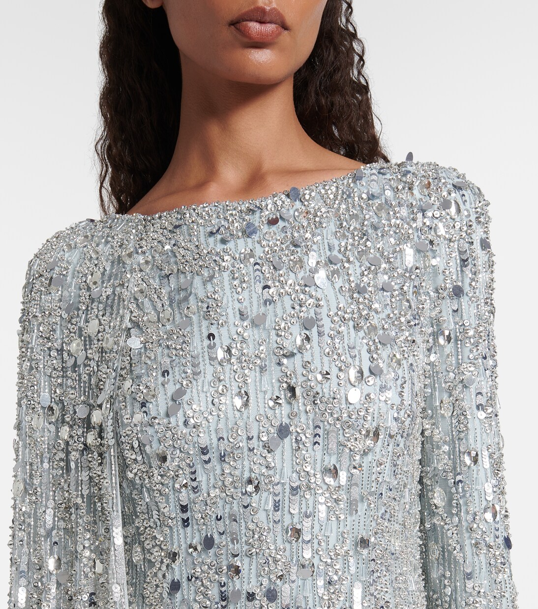 Robe longue Pauline à ornements | Jenny Packham