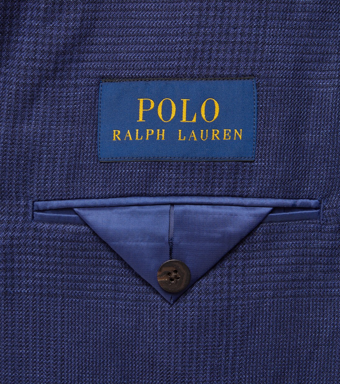 Checked linen-blend blazer | Polo Ralph Lauren