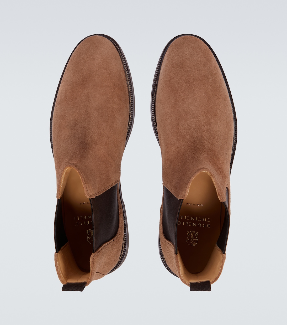 Chelsea Boots aus Veloursleder | Brunello Cucinelli