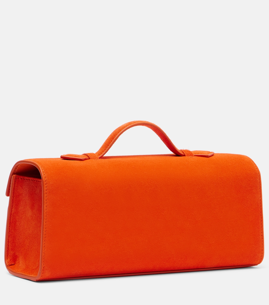 Tote Bag Slim Symmetry aus Veloursleder | Savette