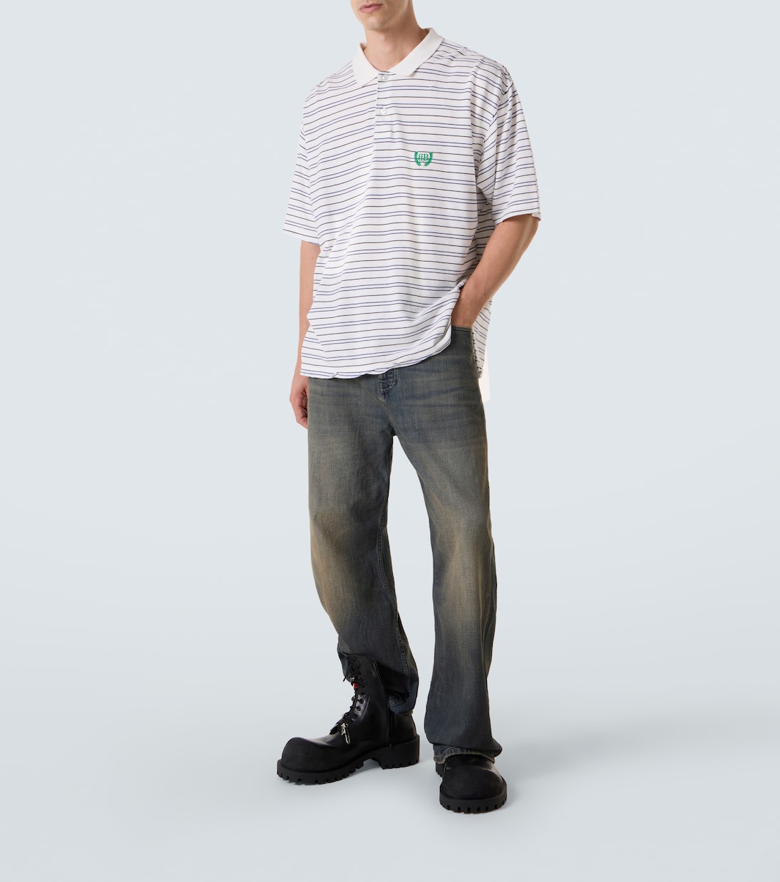 Botines con cordones Hummer de piel | Balenciaga