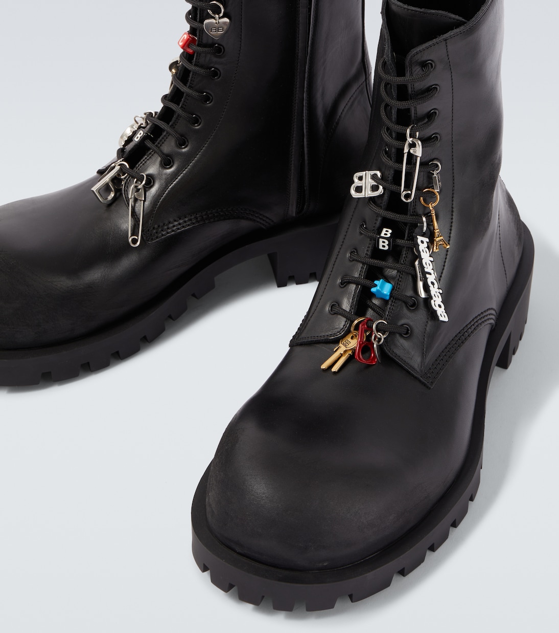 Botines con cordones Hummer de piel | Balenciaga