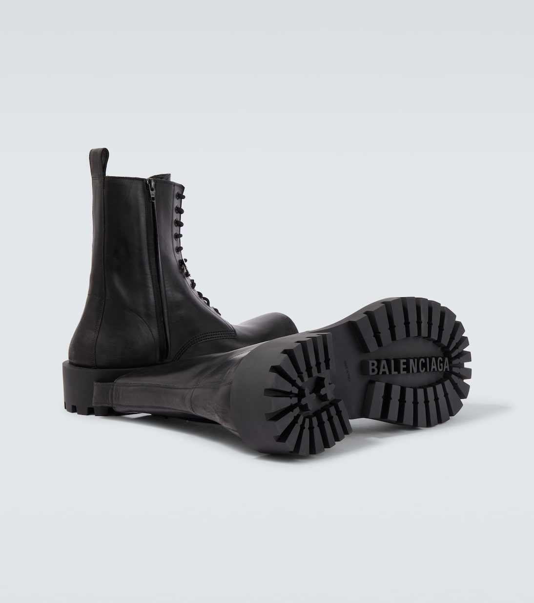 Botines con cordones Hummer de piel | Balenciaga