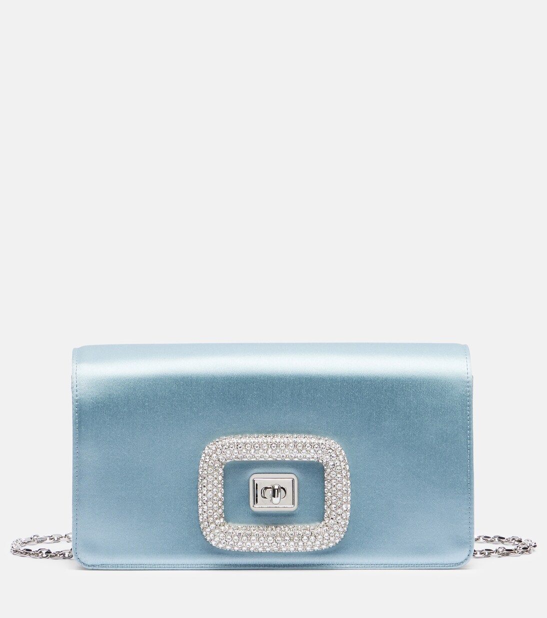 Crystal-embellished clutch | Roger Vivier