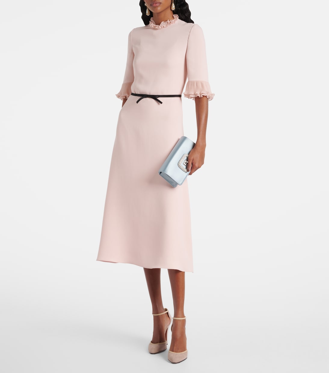 Crystal-embellished clutch | Roger Vivier